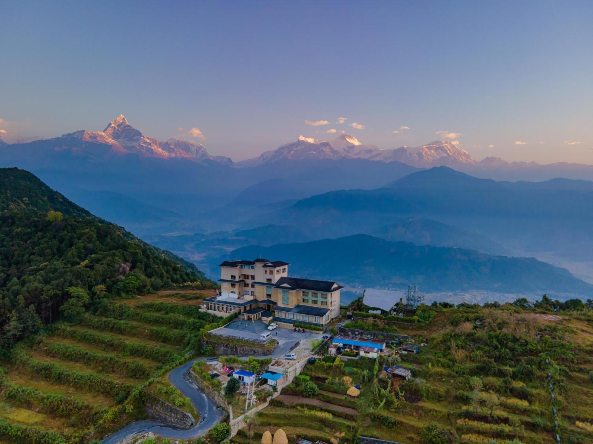 Sarangkot Mountain Lodge Pokhara Kültér fotó