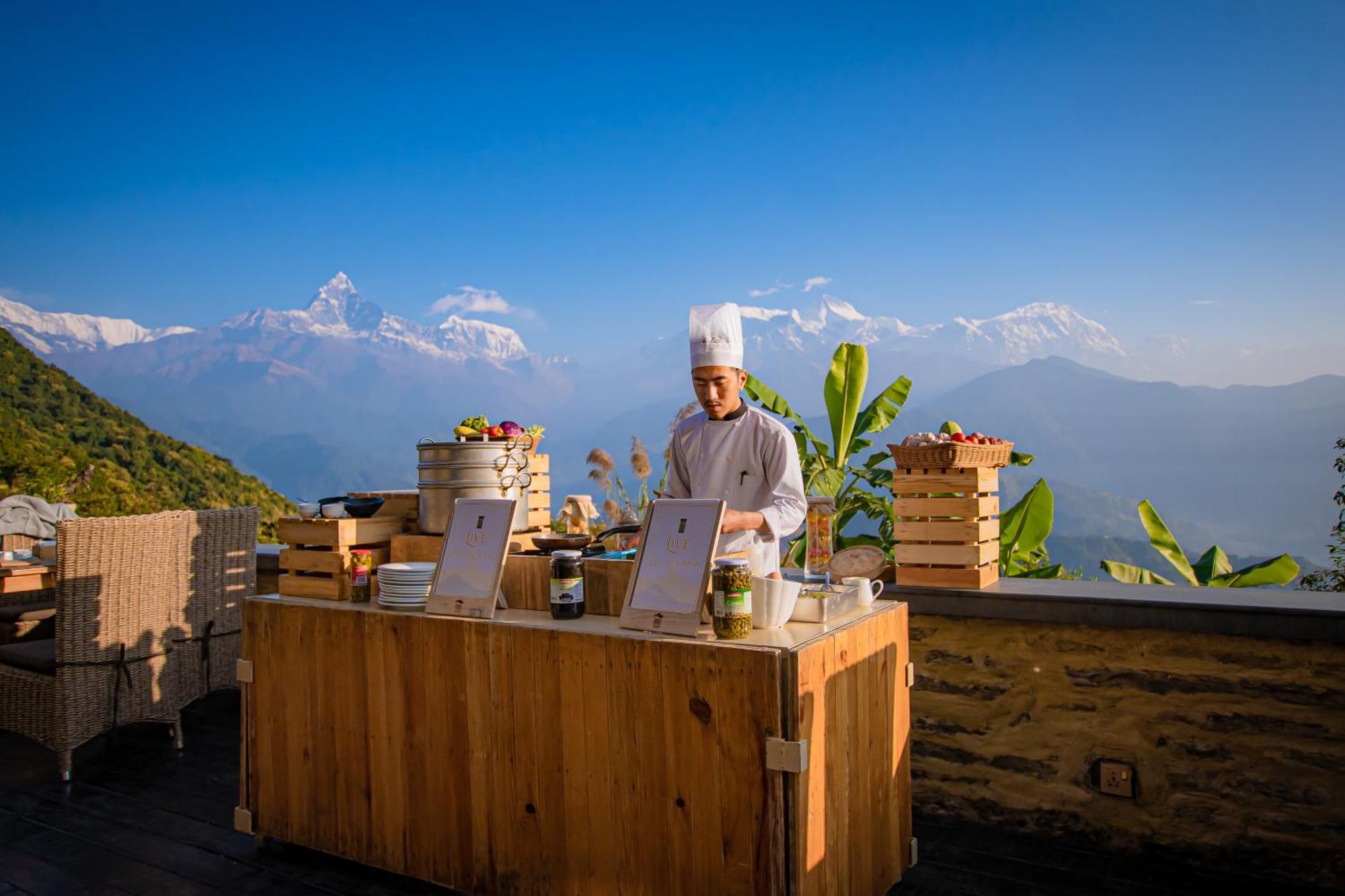 Sarangkot Mountain Lodge Pokhara Kültér fotó