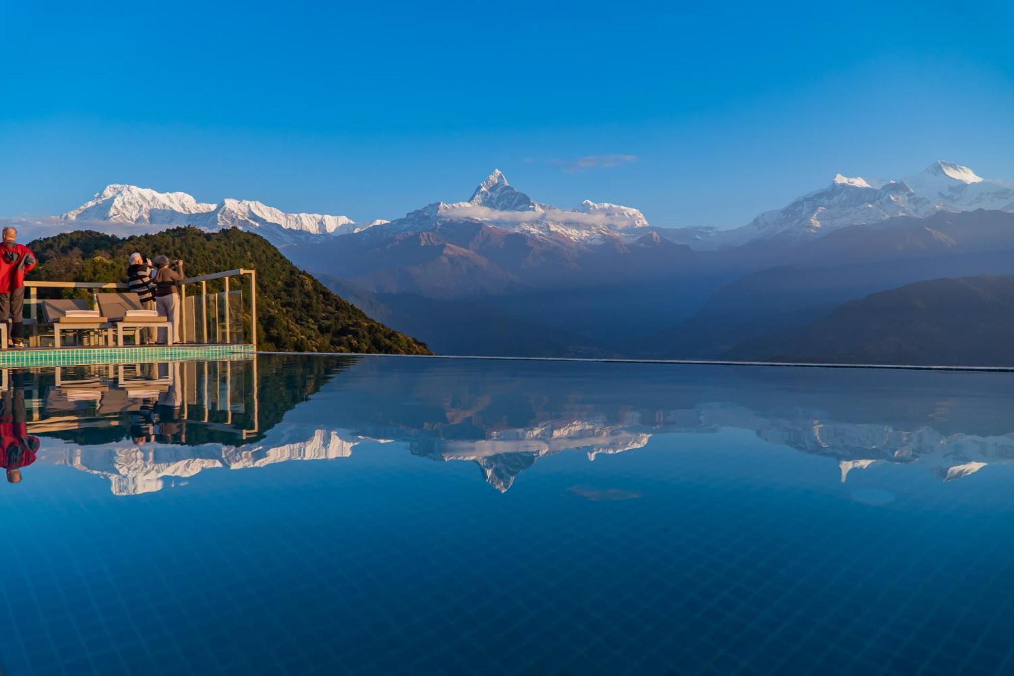 Sarangkot Mountain Lodge Pokhara Kültér fotó