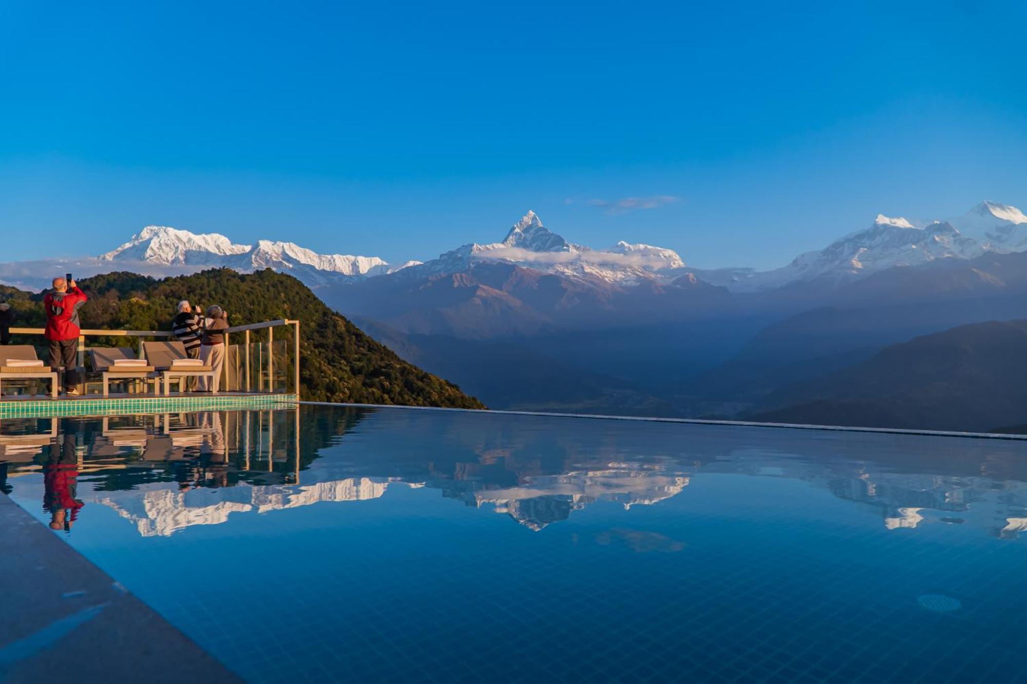 Sarangkot Mountain Lodge Pokhara Kültér fotó