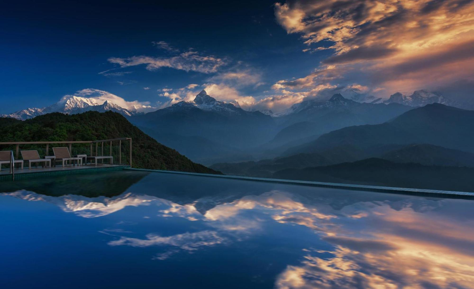 Sarangkot Mountain Lodge Pokhara Kültér fotó